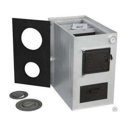 Котел твердотопливный стальной Сибирь КВО 12 Амазонка бай фото в Молодечно