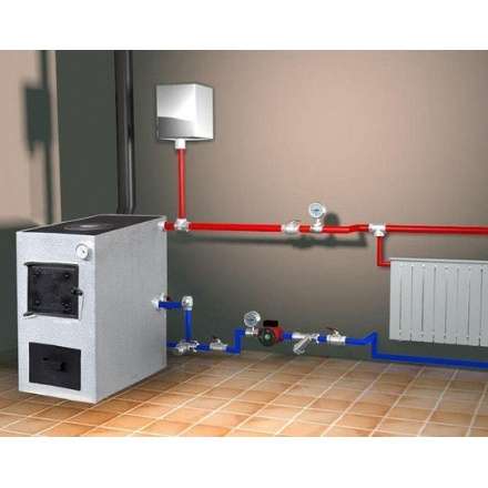 Котел твердотопливный стальной Сибирь КВО 12 Амазонка бай фото в Молодечно