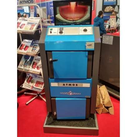 Твердотопливный котёл Atmos DC 25 S с горелкой и бункером Амазонка бай фото в Молодечно