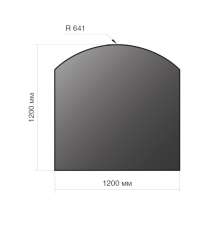 Лист напольный Везувий, 2мм, черный 1200*1200*2 R641 в Молодечно