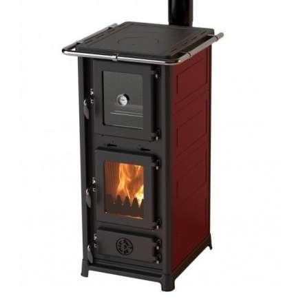 Печь-камин MBS Olympia Plus бордовая Амазонка бай фото в Молодечно