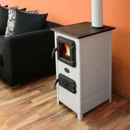 Печь-камин MBS Hera Plus белый в Молодечно