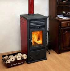 Купить Печь-камин MBS Vesta Plus красная в Молодечно в Молодечно