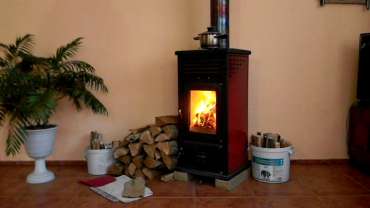 Купить Печь-камин MBS Vesta Plus красная в Молодечно в Молодечно