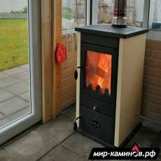 Печь-камин MBS Vesta Eco кремовая в Молодечно