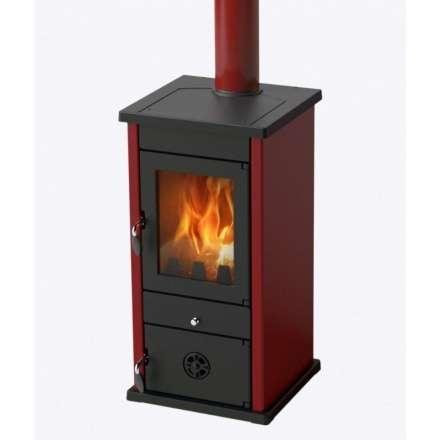 Печь-камин MBS Vesta Eco бордовая фото в Молодечно