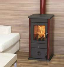 Купить Печь-камин MBS Vesta Eco бордовая в Молодечно в Молодечно