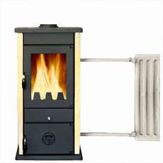 Купить Печь-камин MBS Thermo Vesta Plus кремовая (с водяным контуром) в Молодечно в Молодечно