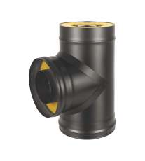 Сэндвич-тройник 90° BLACK AISI 430-0,8 мм утепл. 50 мм купить в Молодечно