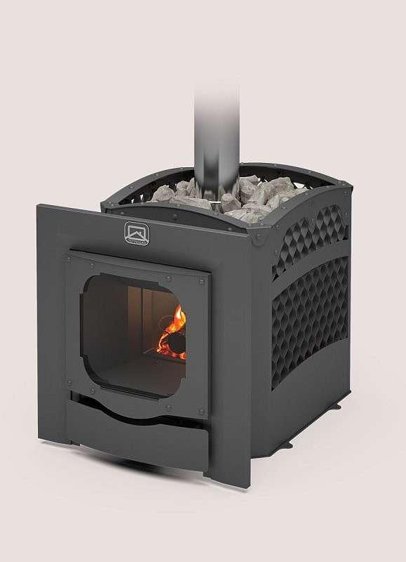 Печь для бани Теплодар Былина-Сетка-12 Ч Панорама (1.1) (без дверцы) купить в Молодечно