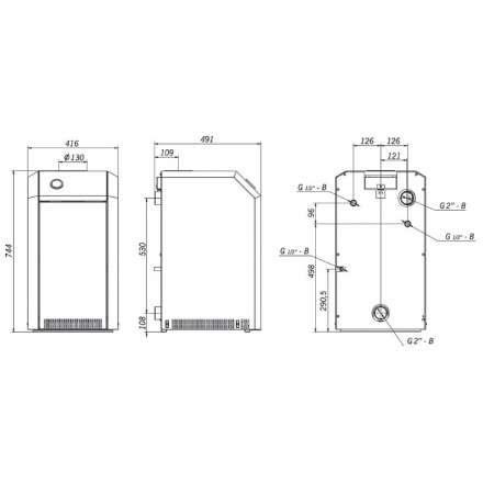 Газовый котел Лемакс Премиум 16 в Молодечно