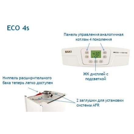 Газовый котел Baxi ECO 4S 10F в Молодечно