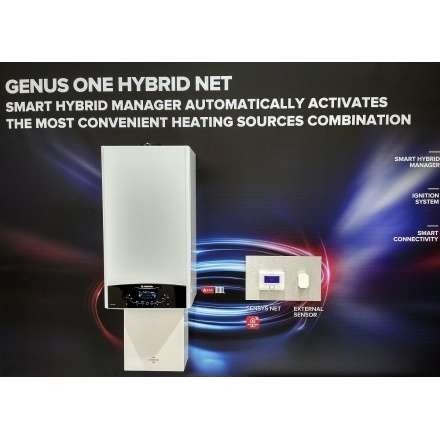 Конденсационный газовый котел Ariston GENUS ONE SYSTEM 24 в Молодечно