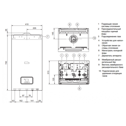 Газовый котел Protherm Гепард 23 MOV (atmo) в Молодечно