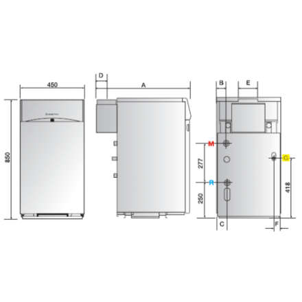 Газовый котел Ariston UNOBLOC G 38 RI в Молодечно