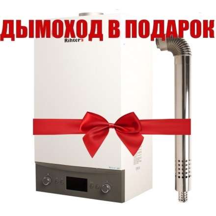 Газовый котел Rihters Econom 26 с дымоходом в Молодечно