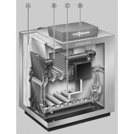 Газовый котел Viessmann Vitogas 100-F 42 в Молодечно