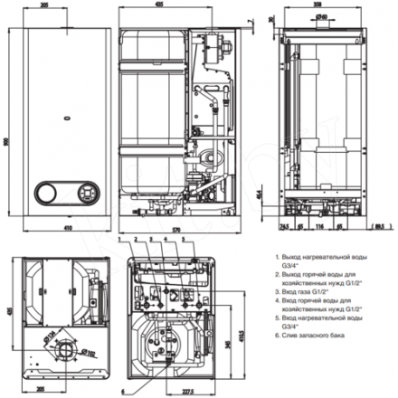 Газовый котел Protherm Тигр 24 KTZ в Молодечно