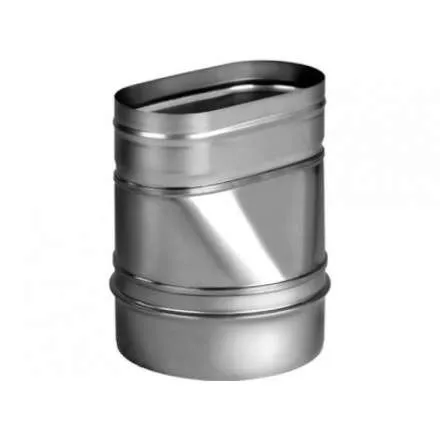 Переход прямой овальный из нерж. ст. 304-1,0 мм купить в Молодечно