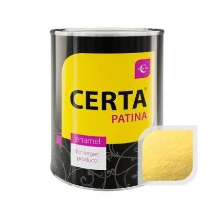 Термостойкая краска CERTA Патина Золото 0,08 кг в Молодечно