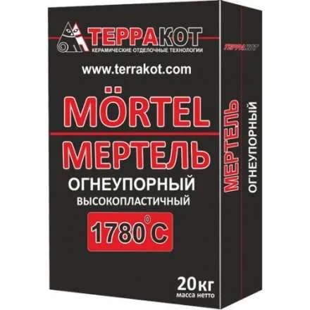 Мертель огнеупорный 25кг в Молодечно