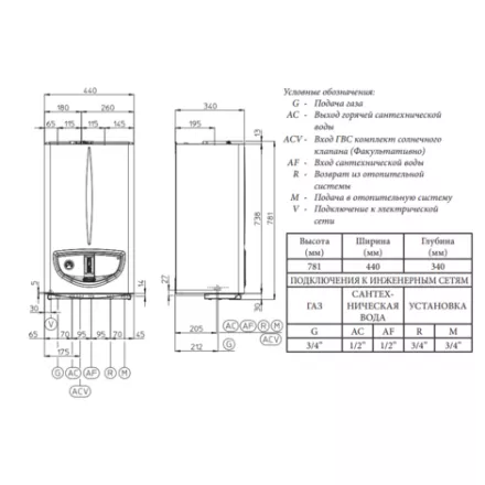 Газовый котел Immergas EOLO Maior 24 3E в Молодечно