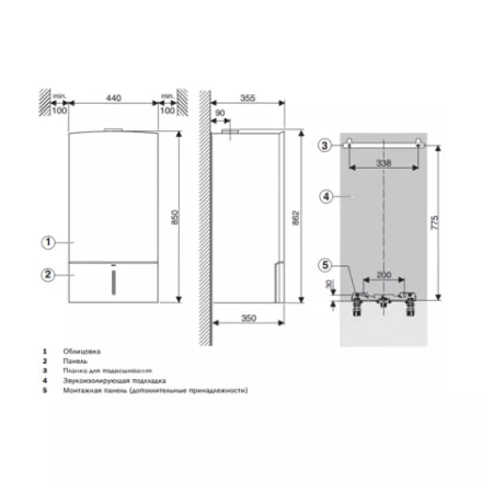 Конденсационный газовый котел Bosch Condens 7000 W ZBR 42-3 A в Молодечно